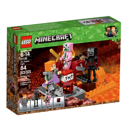 LEGO Minecraft 21139 Walka w Netherze